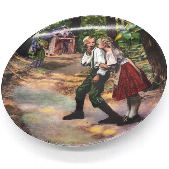 Vintage Konigszelt Bayern 1982 Hansel & Gretel Numbered Collectors Plate Germany - Picture 5 of 5